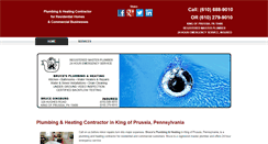 Desktop Screenshot of brucesplumbingandheating.com